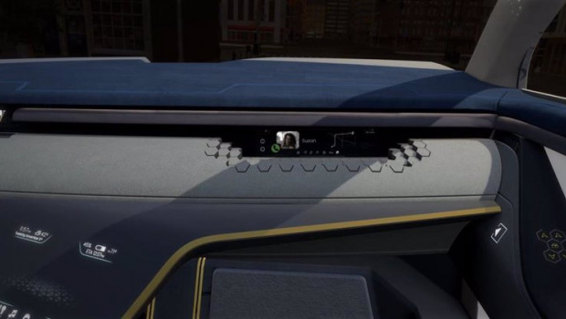 ep render del interior del nuevo vehiculos