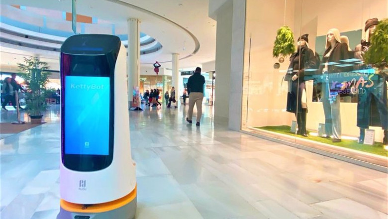 ep robot en el centro comercial el faro ep robot en el centro comercial el faro
