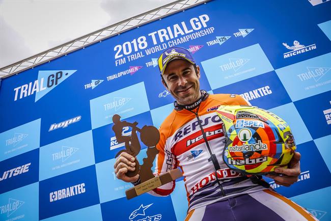 ep toni bou repsol honda tras proclamarse campeonmundotrialgp
