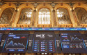 ep varios paneles del ibex 35 en el palacio de la bolsa a 19 de junio de 2023 en madrid espana el