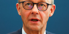 le chef de file des conservateurs allemands friedrich merz 