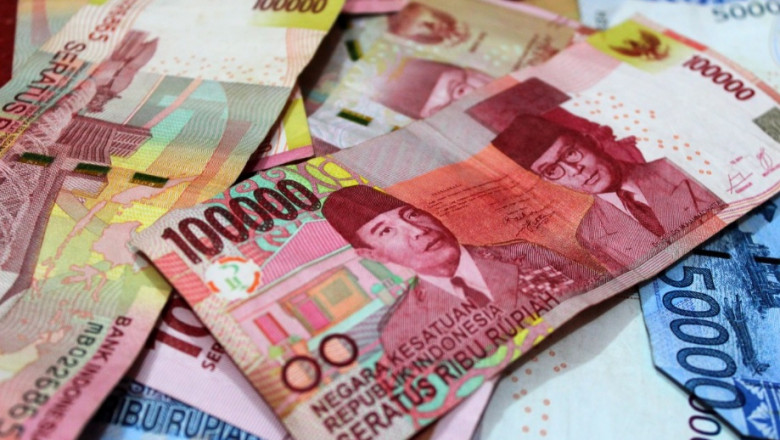 rupia billete rupia billete