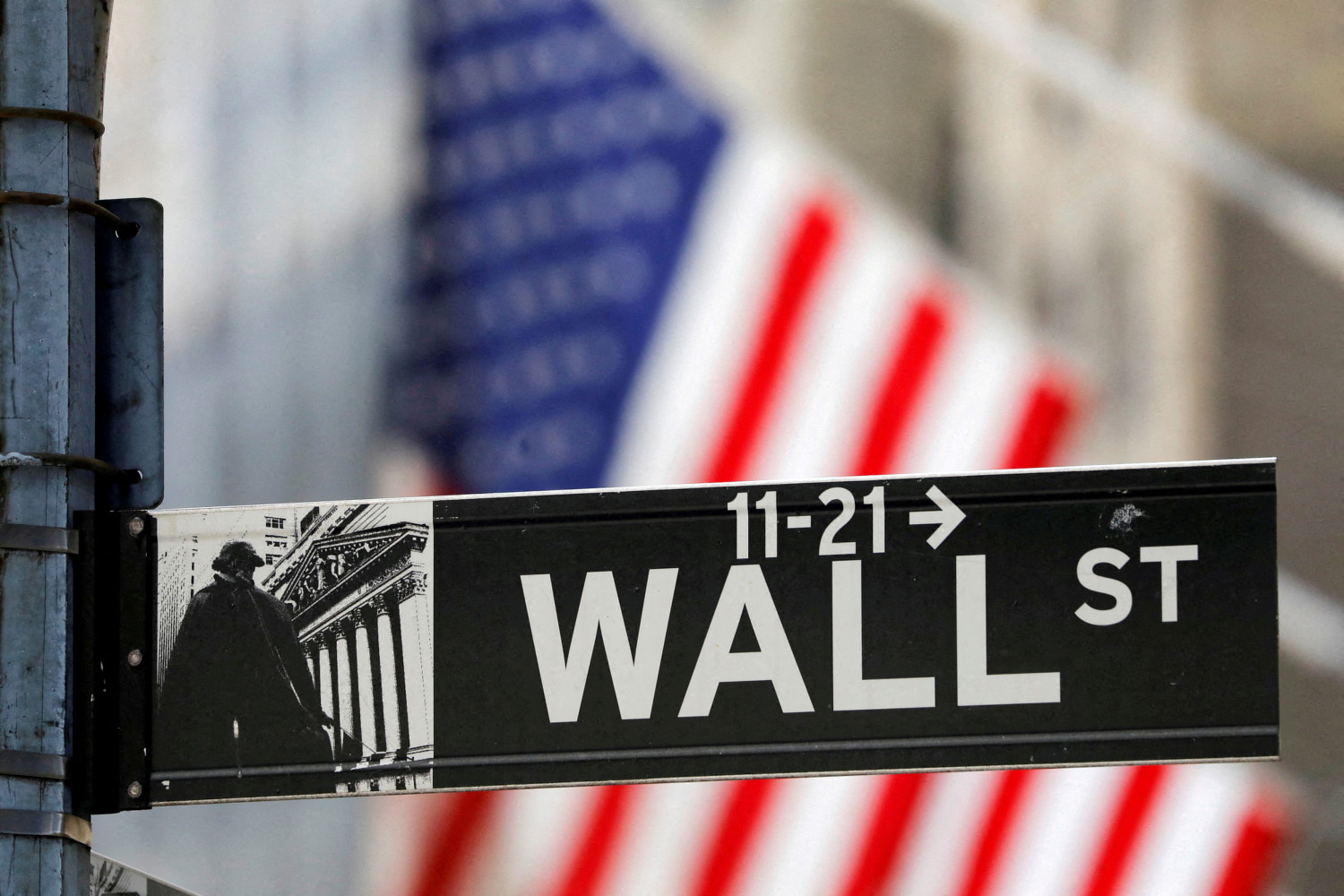 un panneau indiquant wall street est visible a l exterieur du new york stock exchange nyse a new york city new york etats unis 