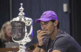 ep 08 september 2019 us new york spanish tennis player rafael nadal attends a press conference with