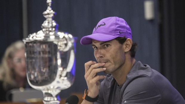 ep 08 september 2019 us new york spanish tennis player rafael nadal attends a press conference with