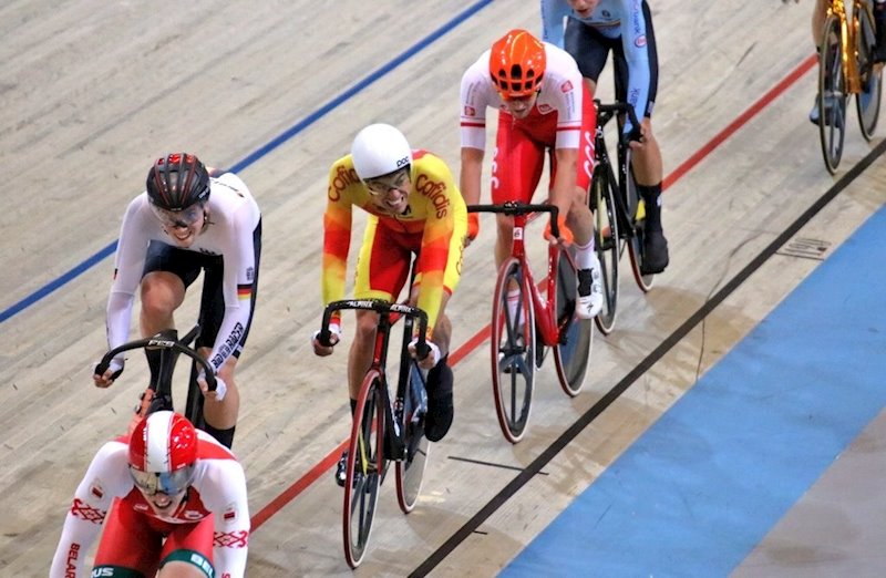 ep albert torres en el campeonato de europa de ciclismo en pista