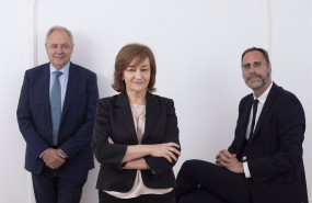 ep archivo   de izda a dcha el presidente de atrys health santiago torres la consejera delegada