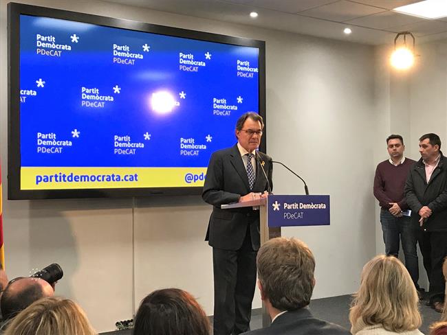 Artur Mas anuncia que deja de presidir el PDeCAT | EUROPA PRESS ep arturanunciadejapresidirpdecat
