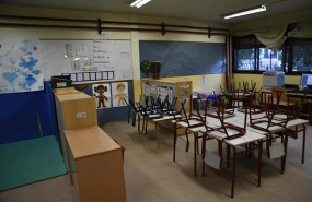 ep aula vacia de un colegio de madrid