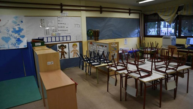 ep aula vacia de un colegio de madrid