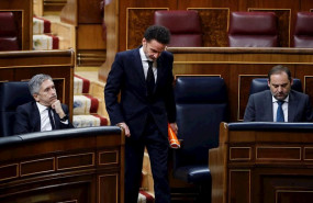 ep el diputado de ciudadanos edmundo bal pasa ante los ministros jose luis abalos y fernando grande