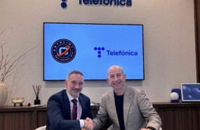 ep el director de defensa y seguridad en telefonica espana javier lopez y el ceo y fundador de