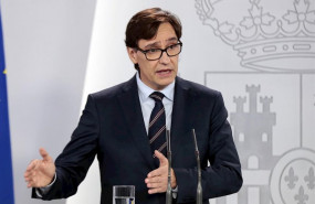 ep el ministro de sanidad salvador illa durante una rueda de prensa en madrid espana a 29 de abril