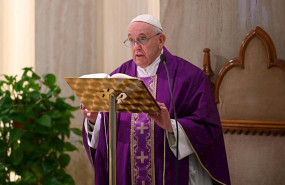ep el papa en una de las misas matutinas de santa marta