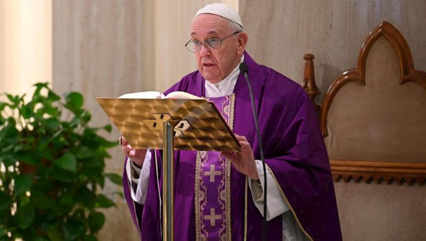 ep el papa en una de las misas matutinas de santa marta