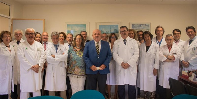 ep jesus aguirre visita el hospital virgen del rocio