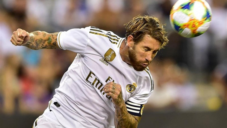 El jugador del Real Madrid Sergio Ramos en el derbi contra el Atlético de la International Champions Cup | Brooks Von Arx/ZUMA Wire/dpa ep jugadorreal madrid sergio ramosderbiatleticola international champions cup