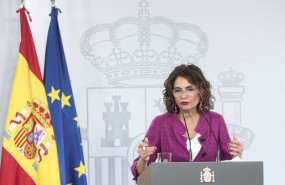 ep la ministra portavoz y de hacienda maria jesus montero en rueda de prensa tras las reuniones del