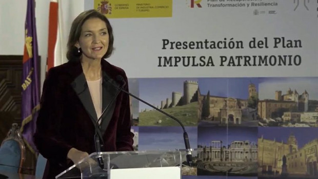 ep la ministra reyes maroto en el acto celebrado en baeza 20211122130903