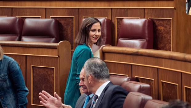 ep la secretaria general de podemos ione belarra durante un pleno en el congreso de los diputados a
