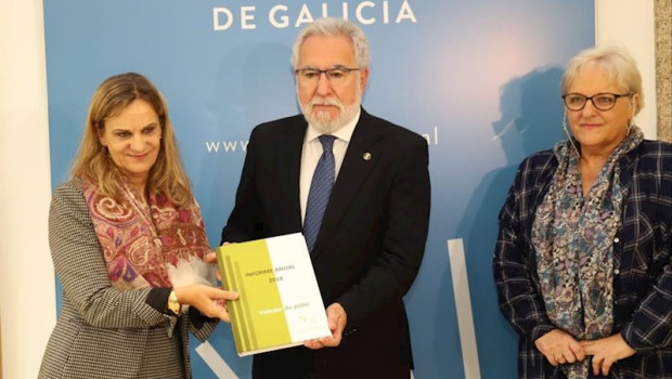 ep la valedora do pobo entrega al presidente del parlamento el informe correspondiente a 2018