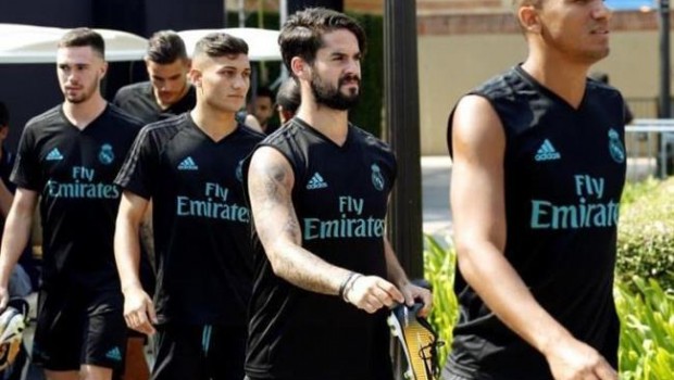 ep primeros entrenamientosreal madriddeinternational champions cup