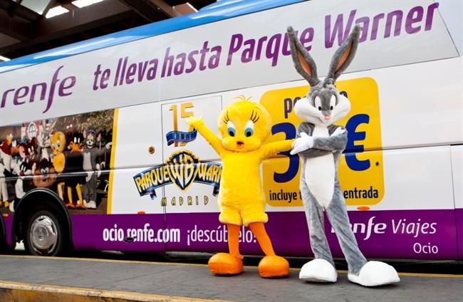 Renfe y parque warner | EUROPA PRESS ep renfeparque warner
