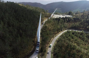 ep traslado de palas del parque eolico de buseco en asturias