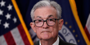 le president de la reserve federale americaine jerome powell participe a une conference de presse a washington 