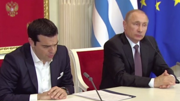 Tsipras, Putin