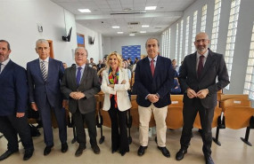 ep antonio diaz y rosa santos centro en la sede de ceco al inicio del acto con empresarios