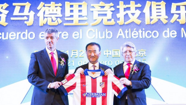 ep archivo   el consejero delegado del atletico de madrid miguel angel gil marin el magnate jianlin