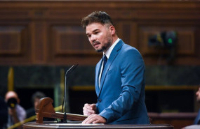 ep archivo   el portavoz de erc gabriel rufian interviene durante la primera sesion del debate de