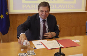 ep el ministro de agricultura pesca y alimentacion luis planas durante la conferencia sobre los 60