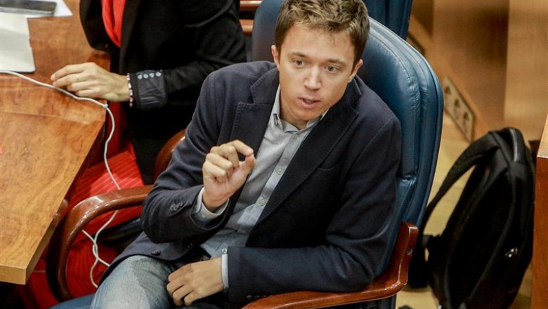 ep el portavoz de mas madrid en la asamblea de madrid inigo errejon durante una sesion plenaria en