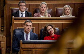 ep el presidente del gobierno pedro sanchez y la vicepresidenta primera y ministra de hacienda maria