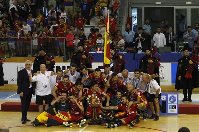España recupera el trono europeo goleando a Portugal | TWITTER.COM/EUROHOCKEY2018 ep espana recuperatrono europeo goleandoportugal