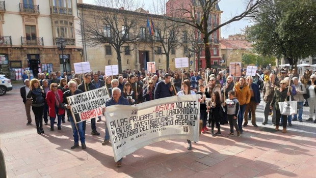 ep familiares amigos y vecinos de sheila barredo asesinada en 2004 se concentran ante el tsja
