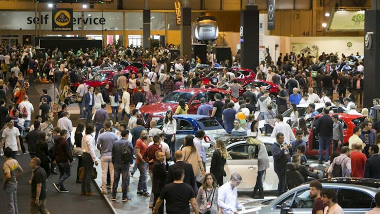 ep imagen de una feria de vehiculos en ifema ep imagen de una feria de vehiculos en ifema
