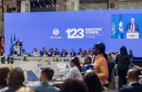 ep jordi hereu interviene en la sesion plenaria del 123 consejo ejecutivo de onu turismo