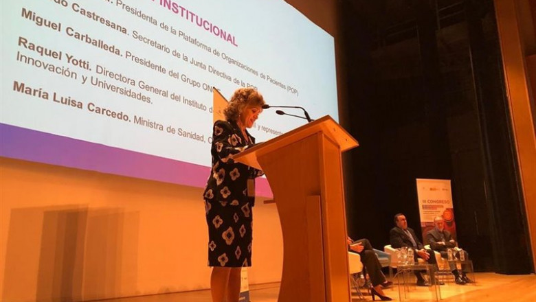 ep la ministra de sanidad maria luisa carcedo durante la inauguracion del iii congreso de