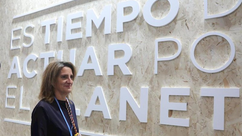 La ministra para la Transición Ecológica en funciones, Teresa Ribera clausura la duodécima y última jornada de la Cumbre del Clima (COP25) en Ifema, Madrid (España), a 13 de diciembre de 2019. | Jesús Hellín - Europa Press ep la ministra para la transicion ecologica en funciones teresa ribera clausura la duodecima y