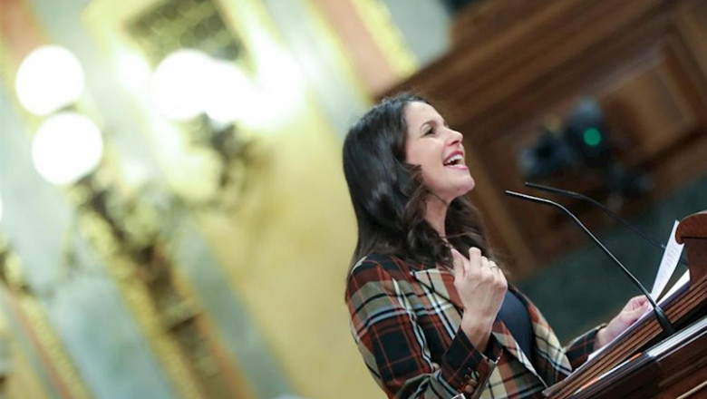 La portavoz de Ciudadanos (Cs) en el Congreso de los Diputados, Inés Arrimadas, interviene desde la tribuna de la Cámara Baja | Jesús Hellín - Europa Press ep la portavoz de ciudadanos cs en el congreso de los diputados ines arrimadas interviene desde la