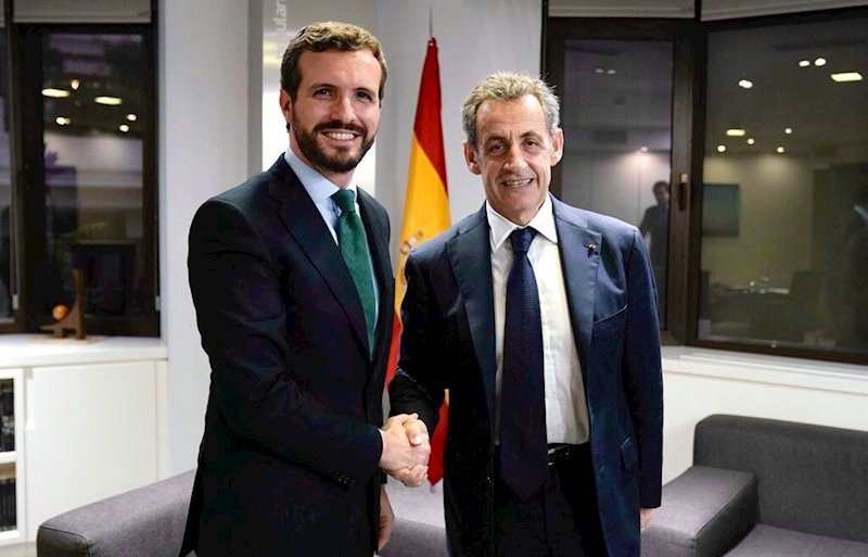 ep pablo casado y nicolas sarzkozy