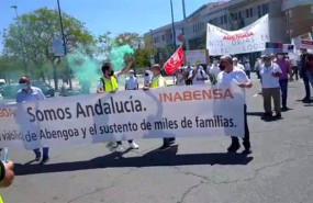 ep protesta de trabajadores de abengoa