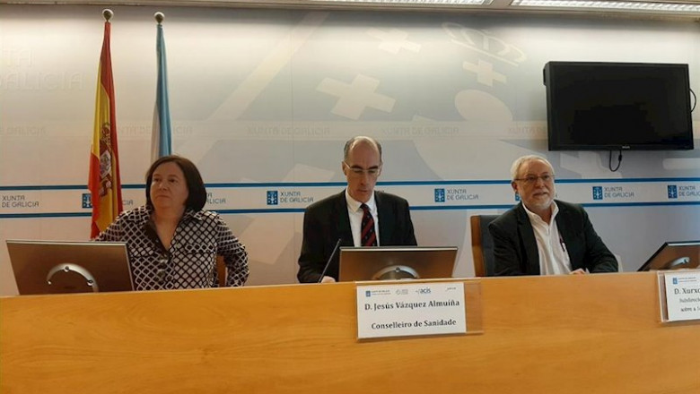 Rueda de prensa de autoridades sanitarias de Galicia sobre el coronavirus este 1 de marzo en Santiago de Compostela | EUROPA PRESS ep rueda de prensa de autoridades sanitarias de galicia sobre el coronavirus este 1 de marzo en