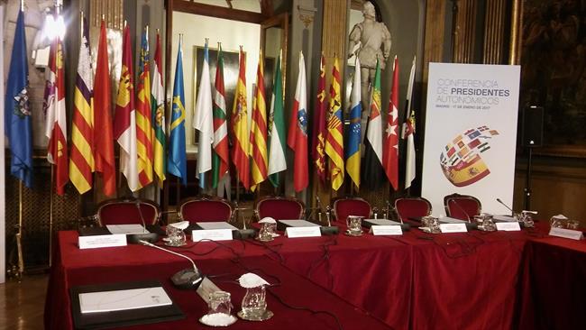 Sala de reuniones de la VI Conferencia de Presidentes | EUROPA PRESS ep salareunionesla vi conferenciapresidentes