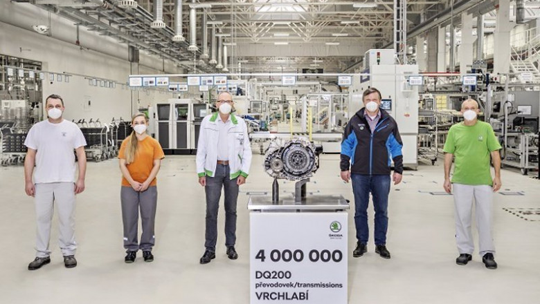 ep skoda alcanza las cuatro millones de caja de cambios dq200 fabricadas en vrchlabi republica checa