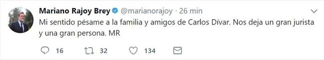 Tuit de Mariano Rajoy | EUROPA PRESS ep tuitmariano rajoy 20171111140301