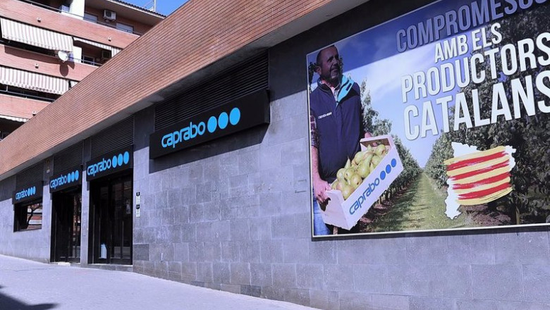 ep un supermercado de caprabo en cataluna
